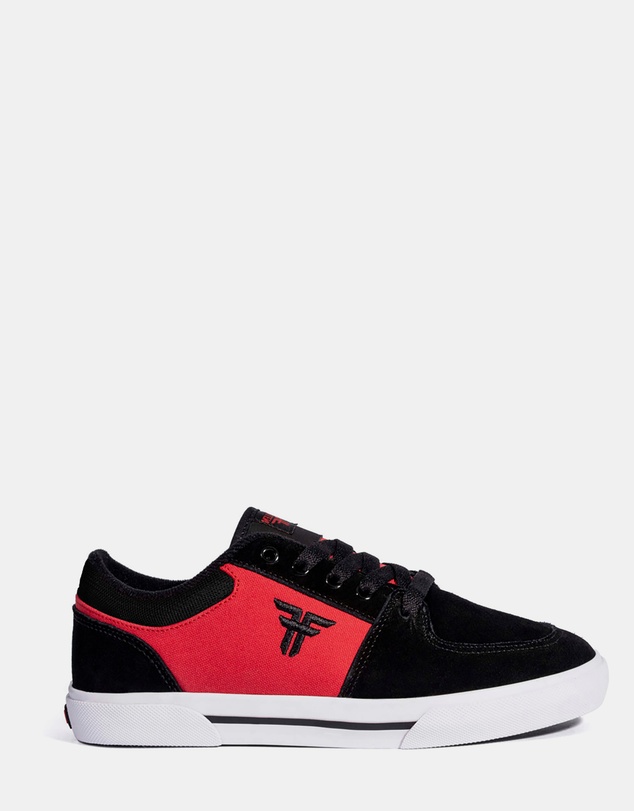 Fallen Footwear - Fallen Footwear Patriot Kids Vulcanised Sole Shoes Black/Red