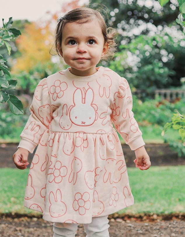 Kynd Baby - Miffy Sweater Dress In Baby Pink