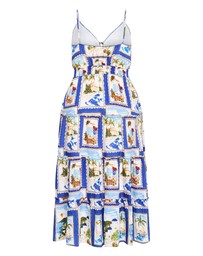 City Chic - Aiza Postcard Print Maxi Dress