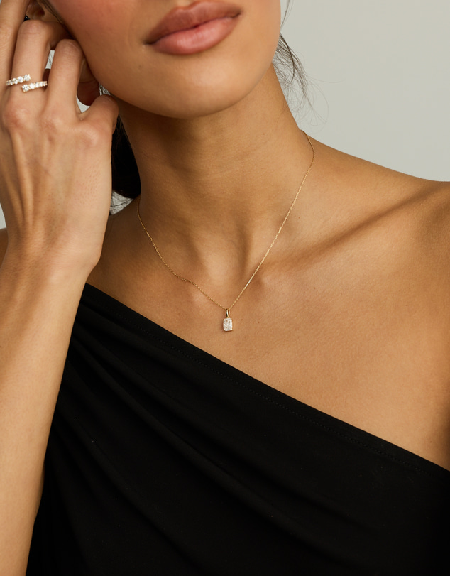Michael Hill - 1.00 Carat TW Laboratory-Grown Diamond Pendant in 10kt Yellow Gold