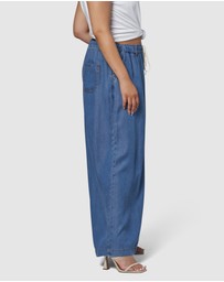 Indigo Tonic - Blake Chambray Wide Leg Pants