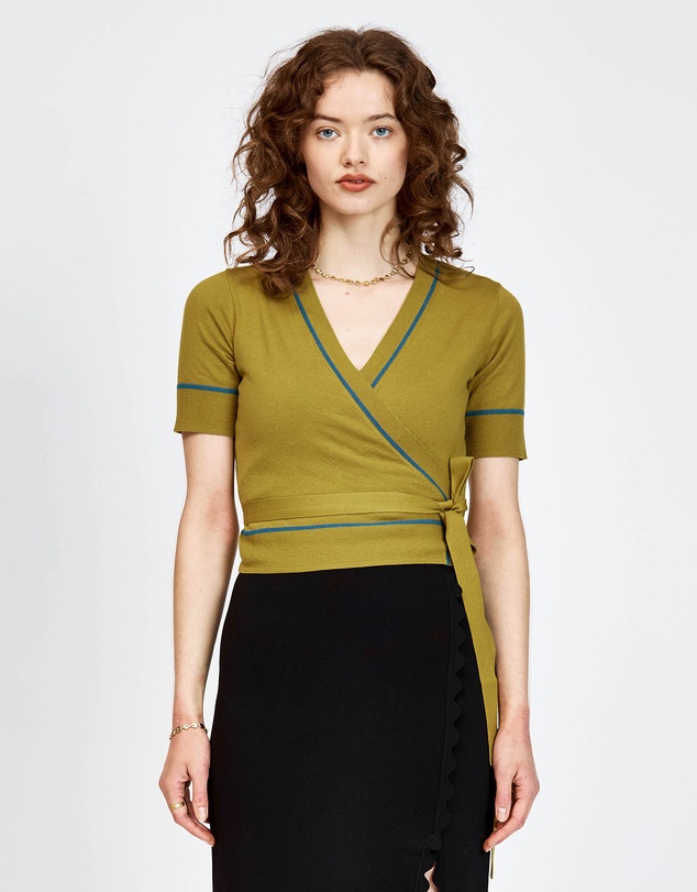 bul - Osprey Wrap Top Olive / Teal