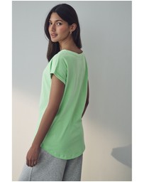 NEXT - Round Neck Cap Sleeve 100% Cotton T-Shirt