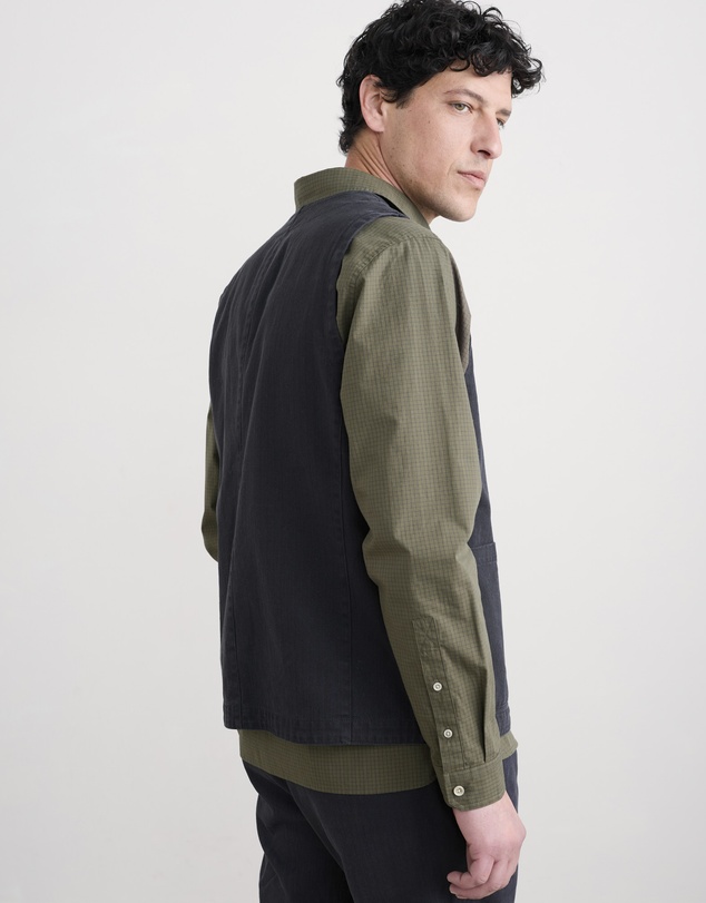 Seasalt - Seasalt Cornwall Navy Tollgate Waistcoat
