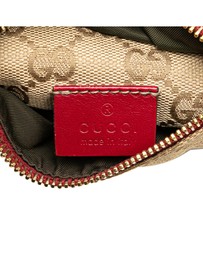 Pre-Loved by Azura Reborn - Pre-Loved GG Canvas Web Double Pocket Belt Bag