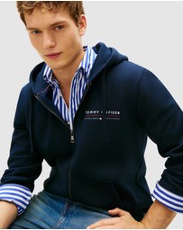 Tommy Hilfiger - Logo Terry Zip-Thru Hoody