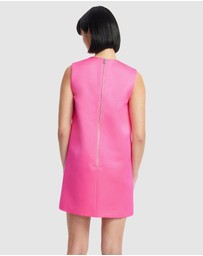 LEO LIN - Yvonne Applique Floral Mini Dress