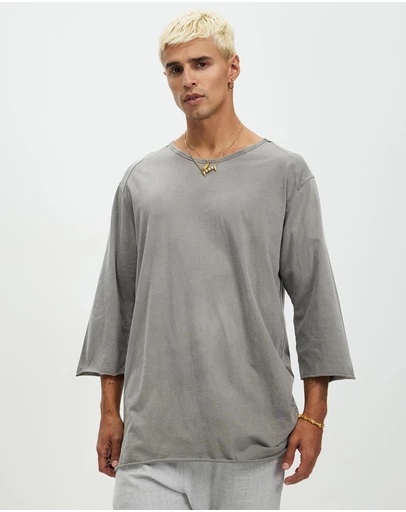 Surrounded By Ghosts - The Alloclasite Relaxed 3/4 Sleeve T-Shirt