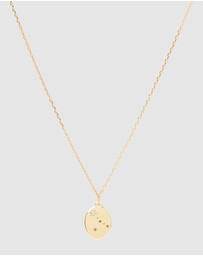Luna Rae - Solid Gold - Stars of Cancer Diamond Necklace