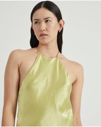 Third Form - Crush Bias Halter Dress