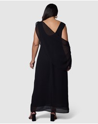 Pink Dusk by Curve Project - Move Me Maxi Dress