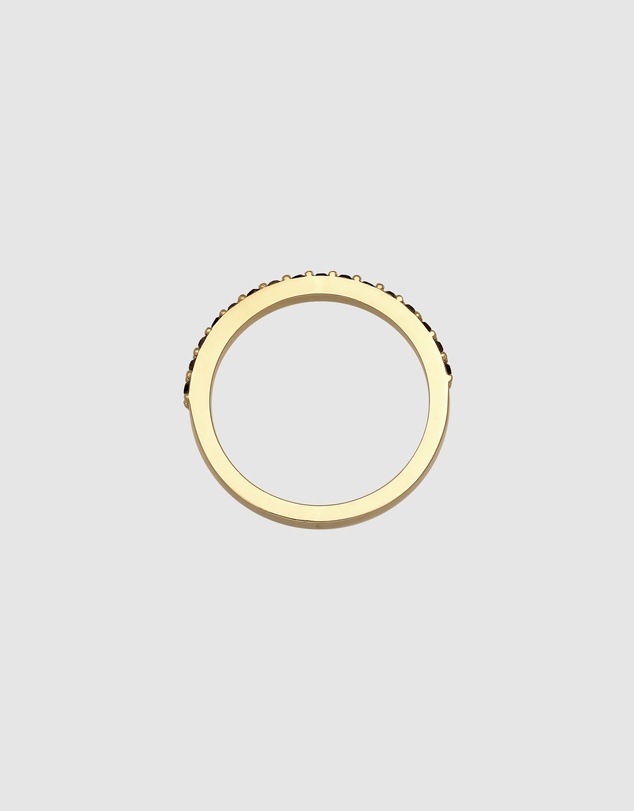 Elli Jewelry - Memoire Band Ring in Gold-Plated 925 Silver