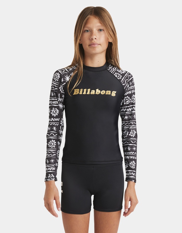 Billabong - Girls 8 to 16 Lost On You Long Sleeve Sunshirt Rash Vest
