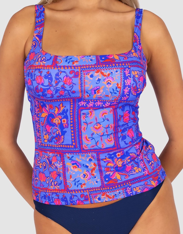 Baku Swimwear - La Condesa D/E Cup Square Neck Singlet Top