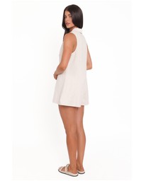 Petal & Pup - Lavina Collared Playsuit - Cream
