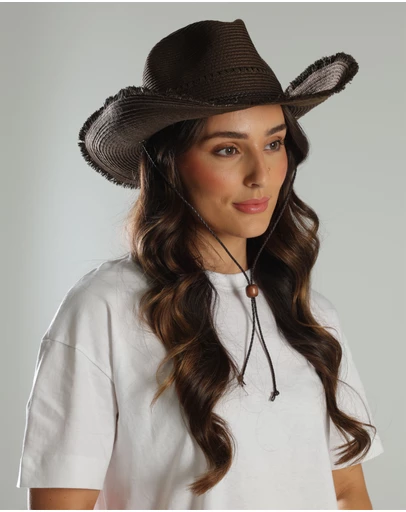 Morgan & Taylor - Ramona Cowboy Fedora in Brown