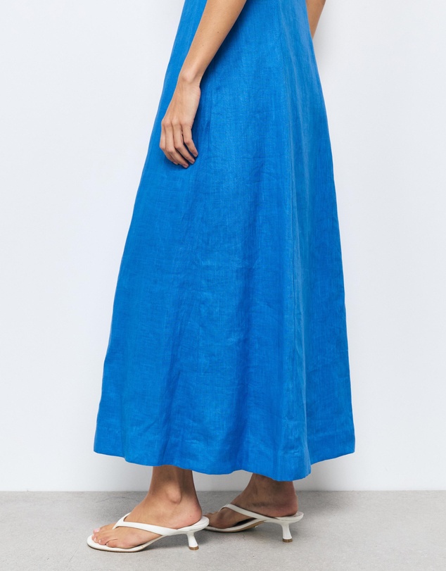 AERE - Helina Linen Midi Dress