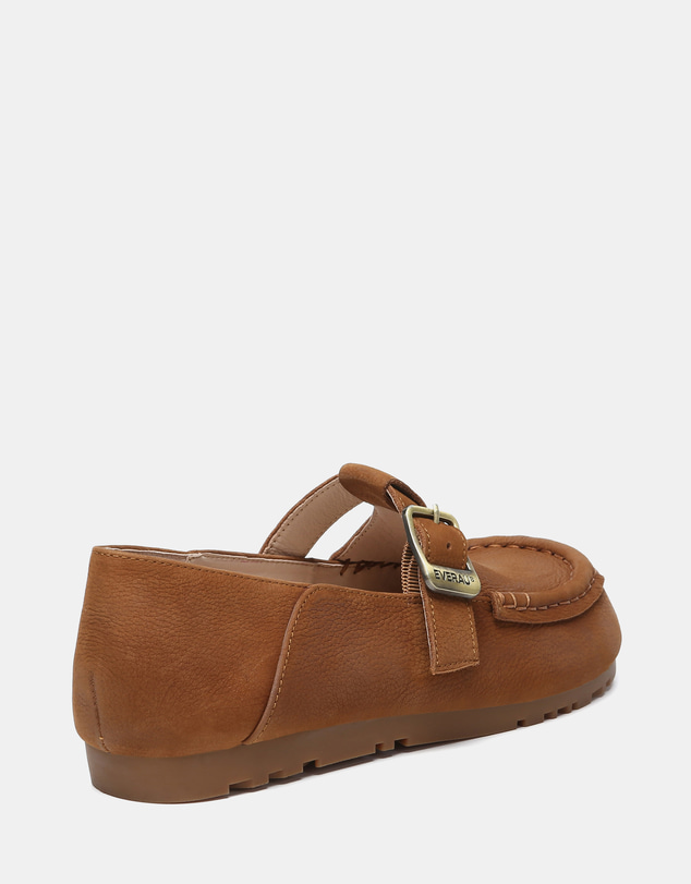 EVERAU - EverAU Ugg Maria Cow Suede Upper Loafer Oxfords Flats