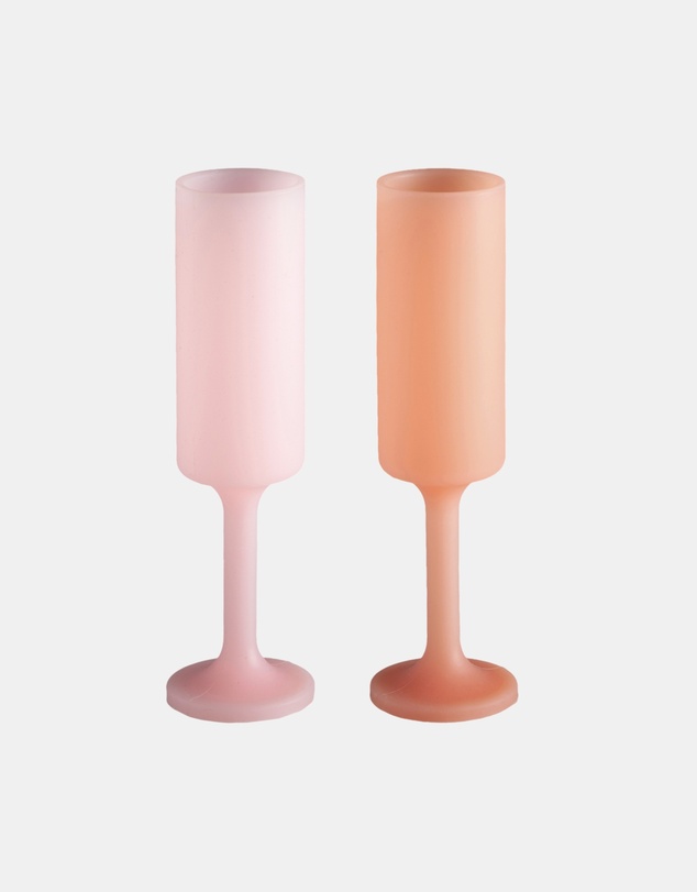 porter green - seff | silicone unbreakable champagne flutes