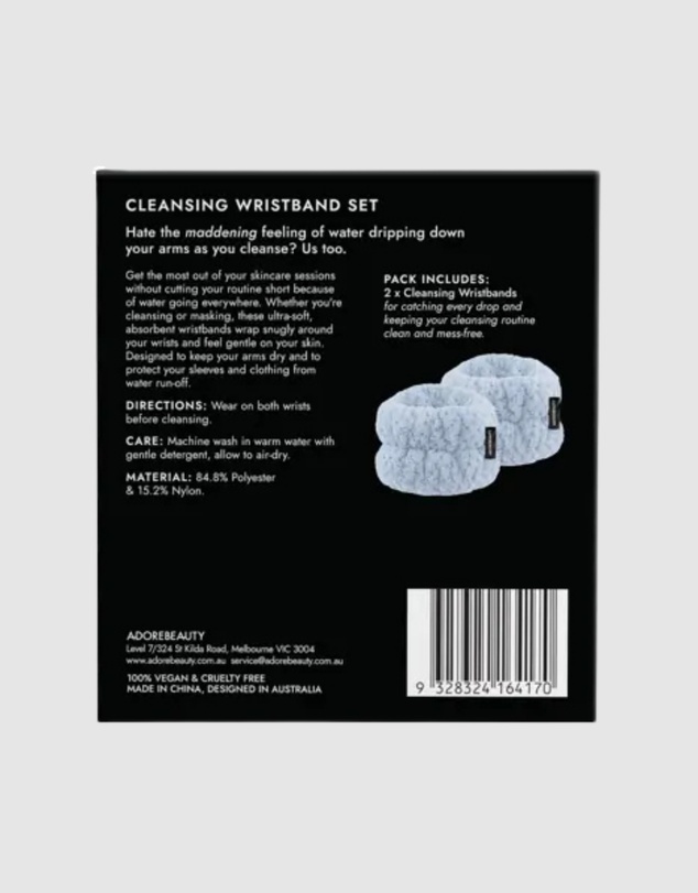 Adore Beauty - Cleansing Wristband Set - Blue LIMITED EDITION
