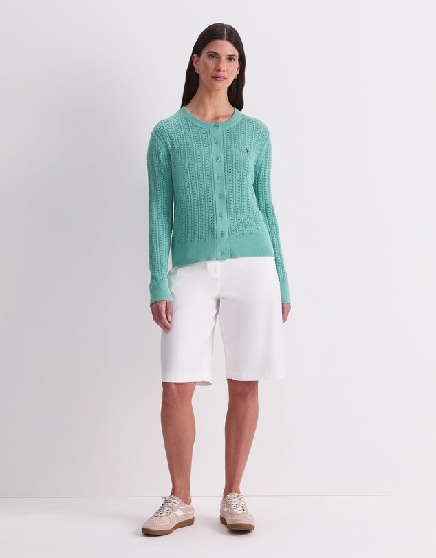 Sportscraft - Elka Cable Pointelle Cardigan