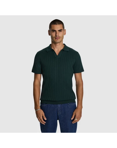yd. - Notts Knitted Polo Shirt