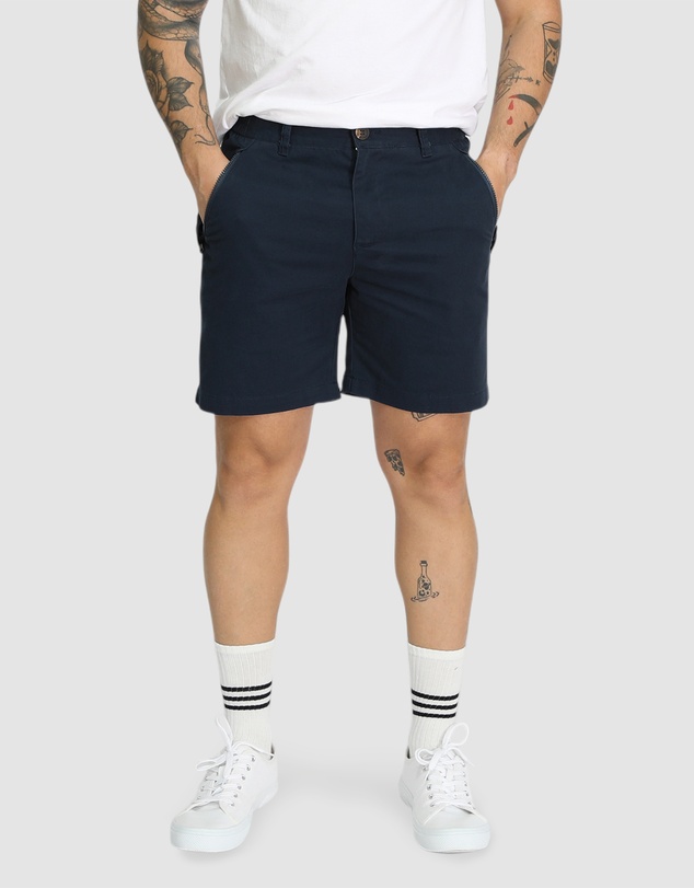 Mosmann - Brando Chino Shorts - Navy