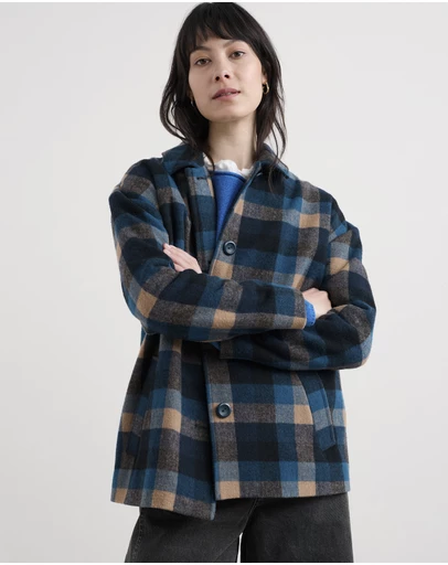 Seasalt - Seasalt Cornwall Navy Beamwind Coat