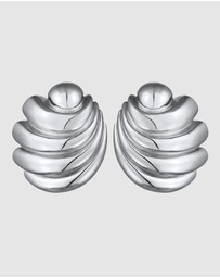 Elli Jewelry - Earrings Stud Shell Design 925 Sterling Silver