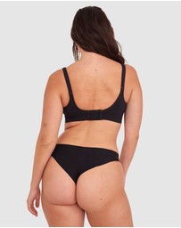 Bras N Things - Base Layers Wirefree Full Coverage - Black