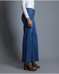Love and Nostalgia - Kate Button Fly Wide Leg Jeans