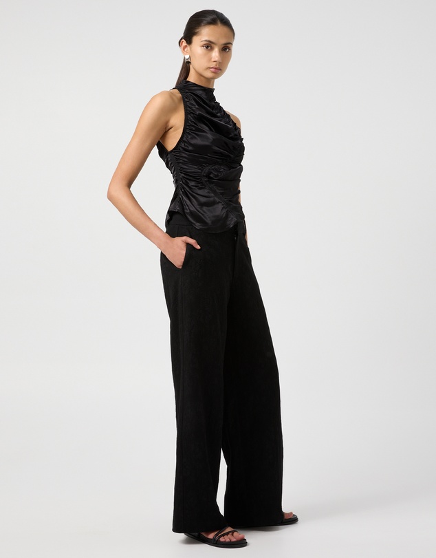 Third Form - Elemental Ruched Top | Black