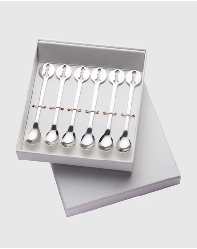 Bugatti - Kiss Set of 6 Moka Spoons