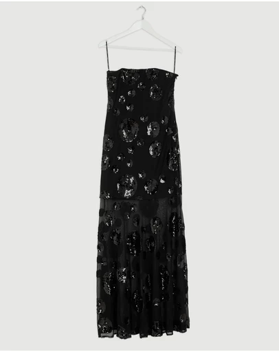 Revibe - Repaired Lover Alexis Strapless Sequin Maxi Dress - AU 14