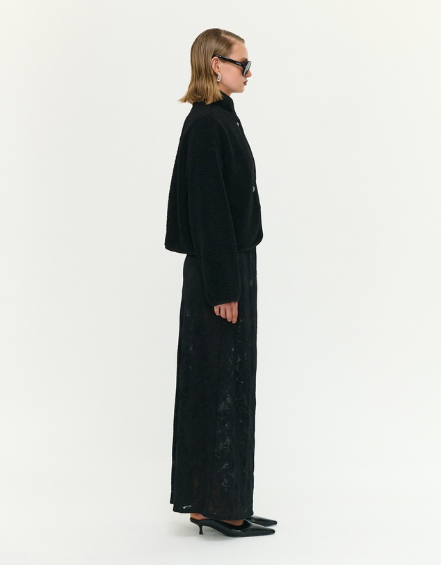 Staple the Label - Katya Crop Sherpa Jacket