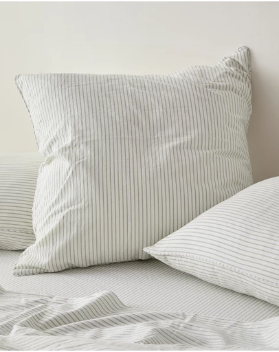 Sheet Society - Leo Washed Cotton Euro Pillowcase