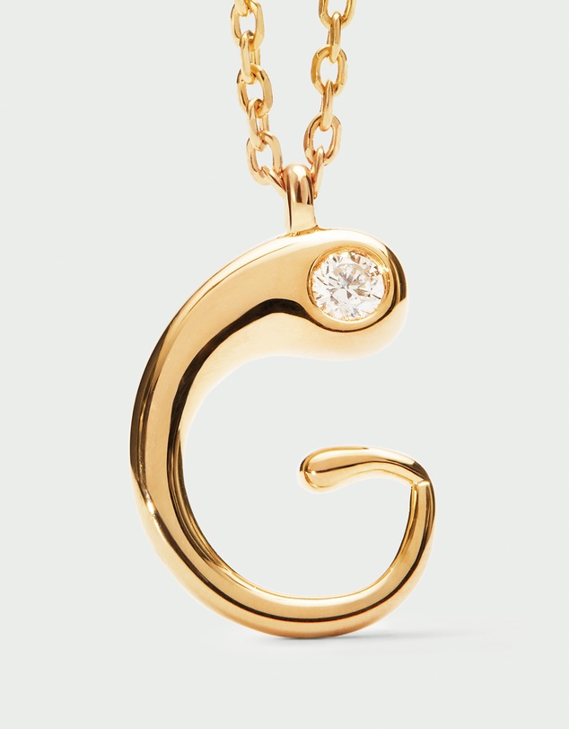 PDPAOLA - Initial 2026 G Pendant Necklace