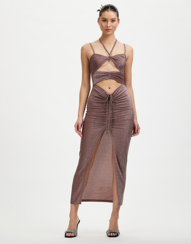 Dazie - Material Girl Cut Out Maxi Dress