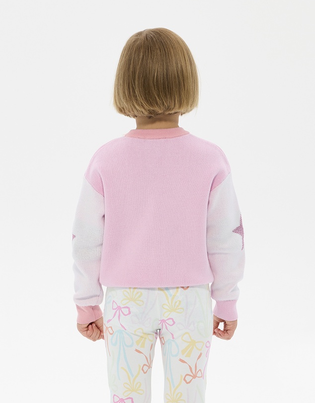 Rock Your Kid - Metallic Stars Lacey Jumper