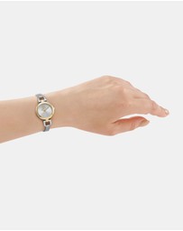 DKNY - Milanese Two-Tone 26mm Silver Dial Womens Watch
