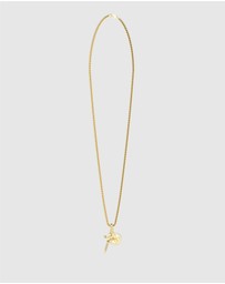 GUESS - Gold-Tone Rebel Knight Necklace