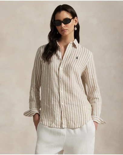 Polo Ralph Lauren - Classic Fit Striped Linen Shirt