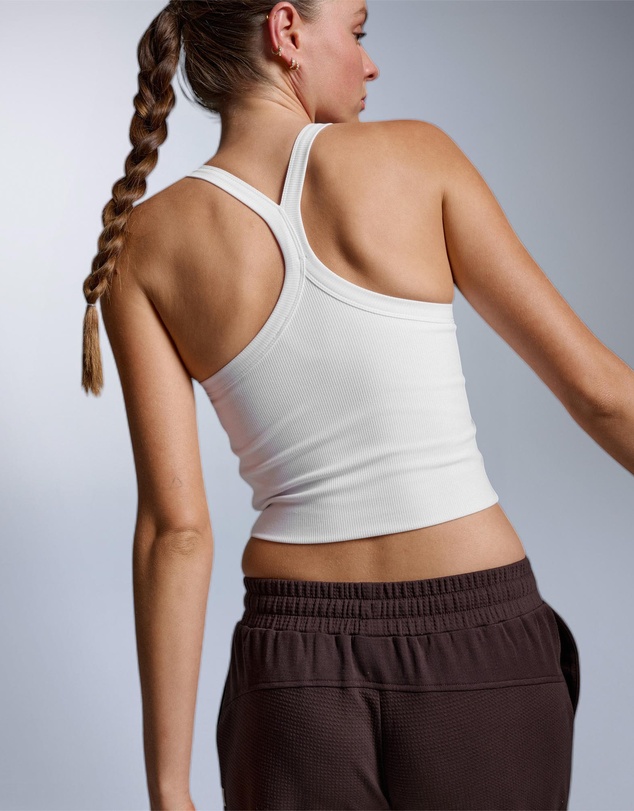 2XU - Fluid Tencel Rib Crop Singlet