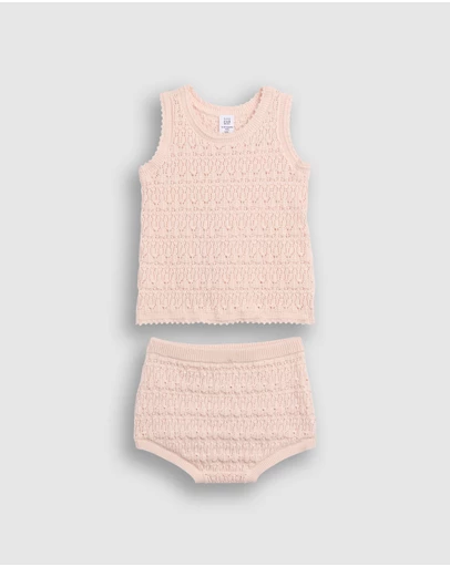 GAP - SL Crochet SWT Tank Set - Babies