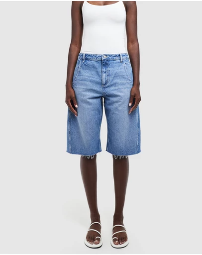 TOPSHOP - Joa Denim Barrel Jorts
