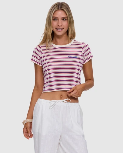 Thrills - Multi Stripe Mini Tee