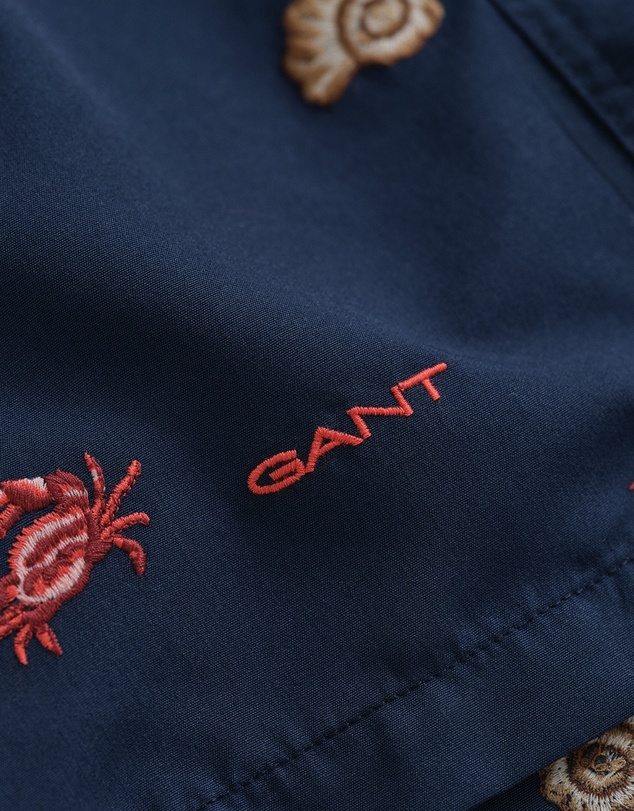 Gant - Lobster Embroidery Swim Shorts