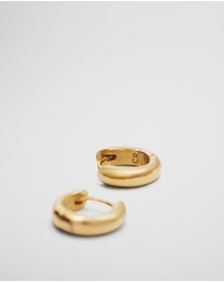 Country Road - Tarnish-resistant Small Slim Hoop