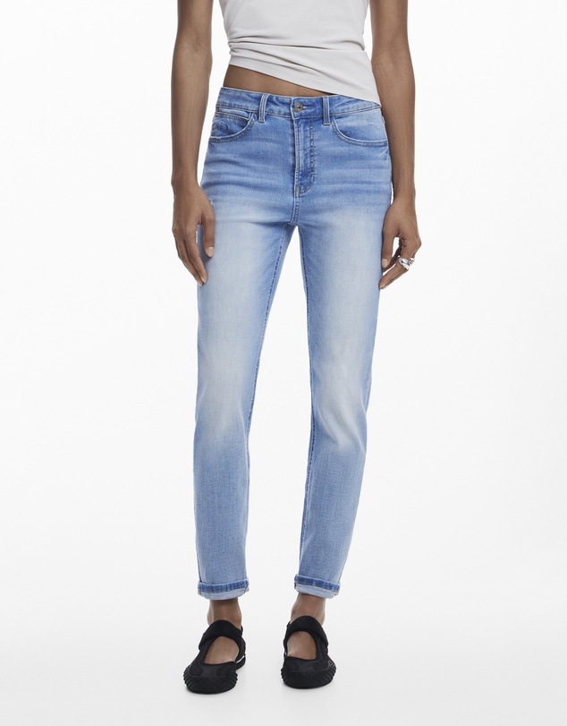 Desigual - Skinny Jean in washed Denim