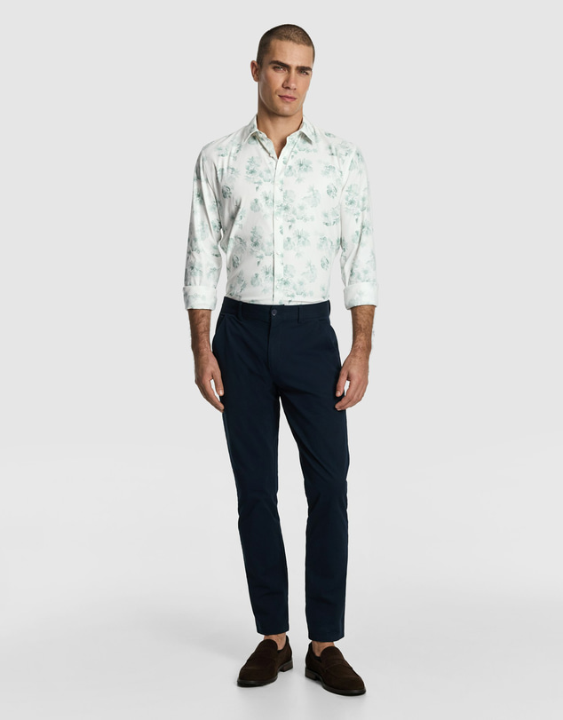yd. - Catalunya Slim Floral Shirt